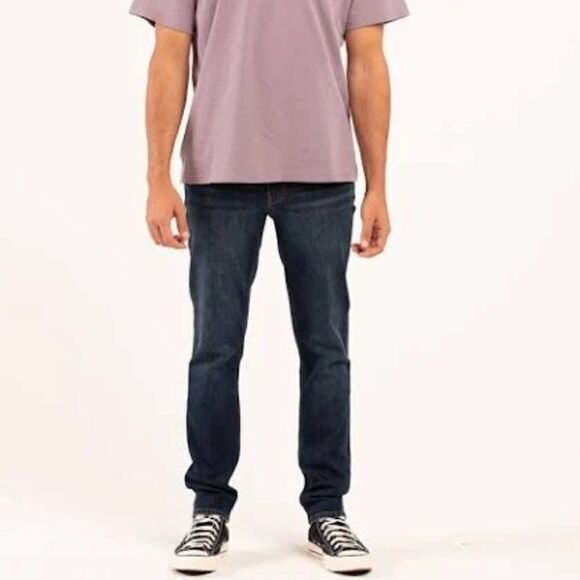 RSQ London Jeans 33 X 32 Skinny Faded Black Denim - Picture 1 of 7